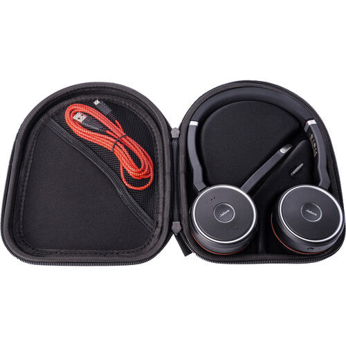 Jabra Evolve 75 SE Link 380A MS Stereo Noise-Canceling Wireless Headset (Black)