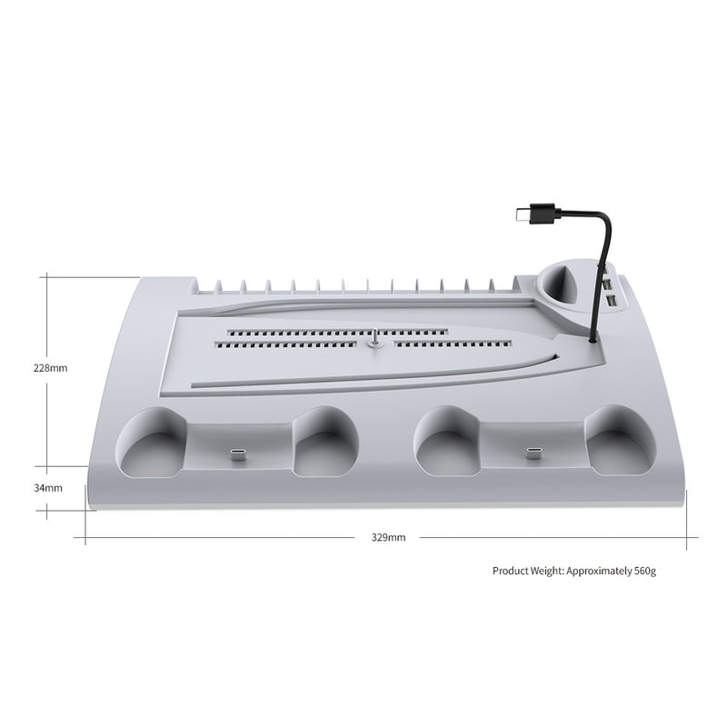 Dobe Multifunctional Cooling & Charging Stand For PS5 / PS5 Slim TP5-3570