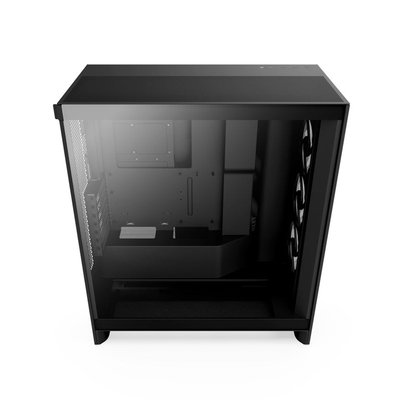 NZXT H7 Flow RGB Mid-Tower ATX Airflow Case with RGB Fans (Matte Black, Matte White)