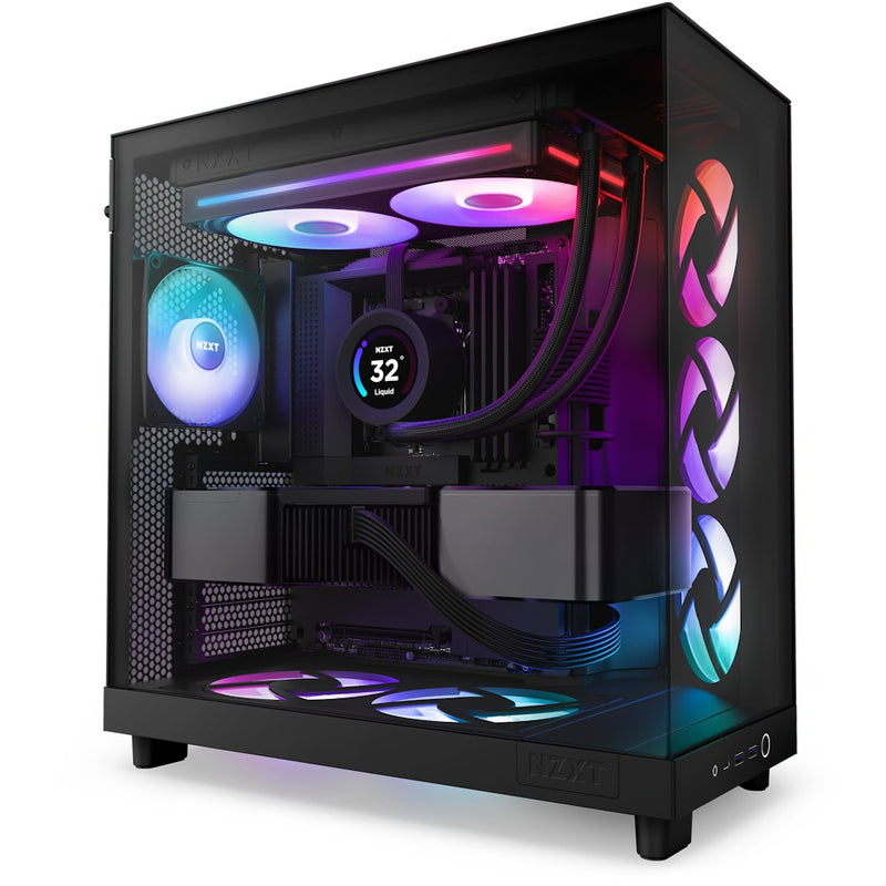 NZXT F280 RGB Core 280mm Single-Frame RGB Fan Unit (Matte Black, Matte White)