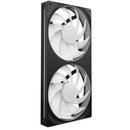 NZXT F280 RGB Core 280mm Single-Frame RGB Fan Unit (Matte Black, Matte White)