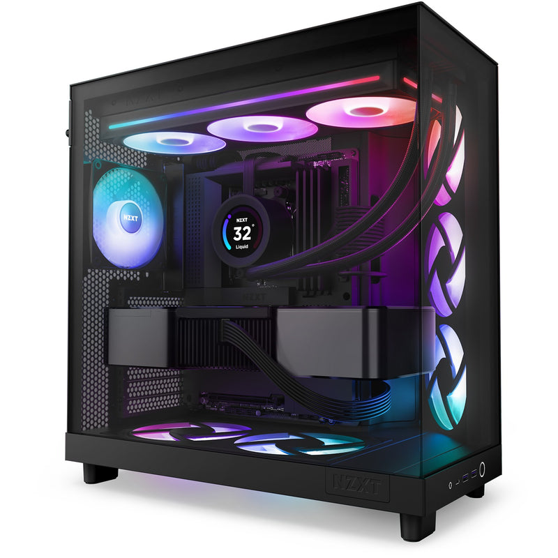 NZXT F360 RGB Core 360mm Single-Frame RGB Fan Unit (Matte Black, Matte White)