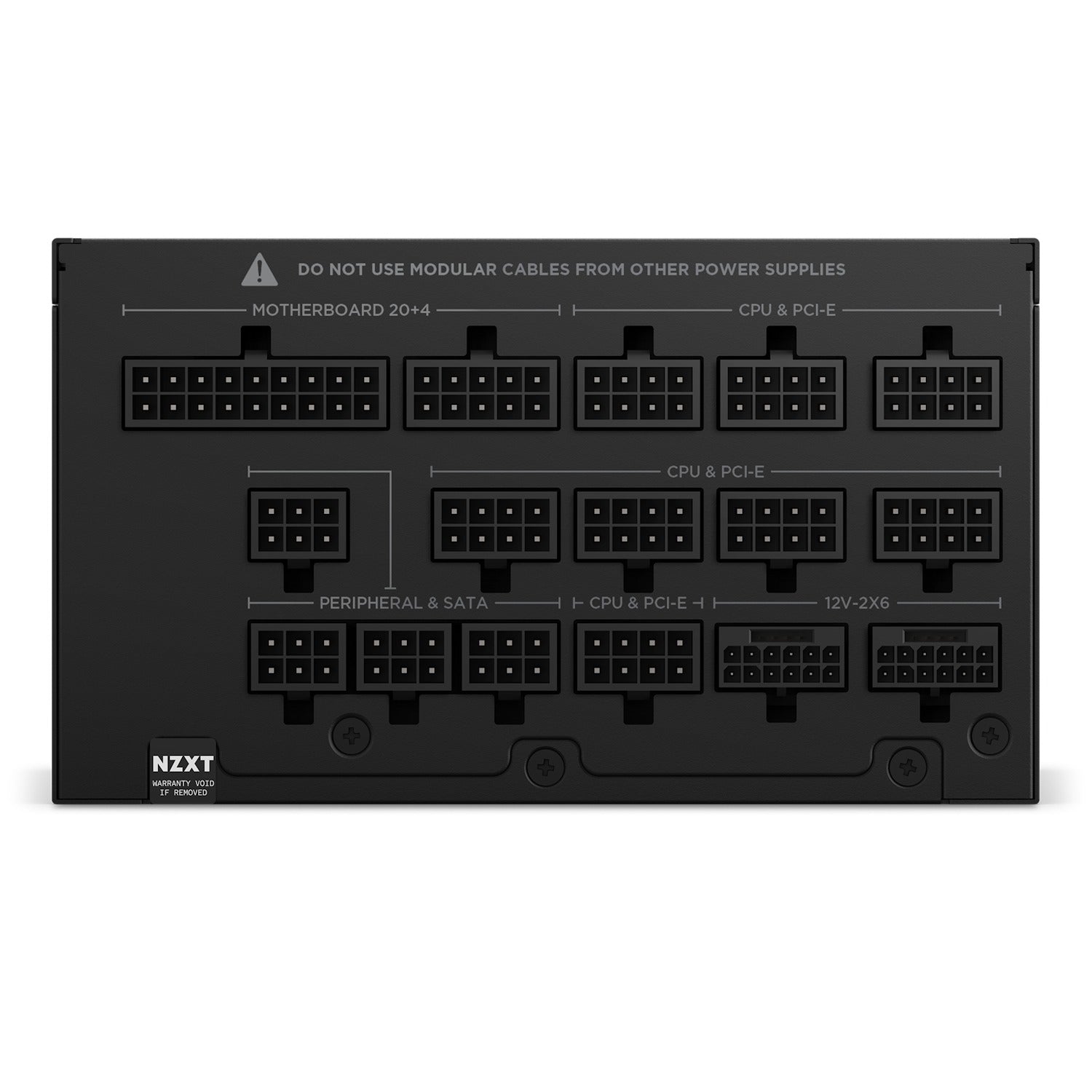 NZXT C1500 1500W 80+ Platinum Fully Modular Low-Noise ATX 3.1 Power Supply (PA-5P1BB-US)