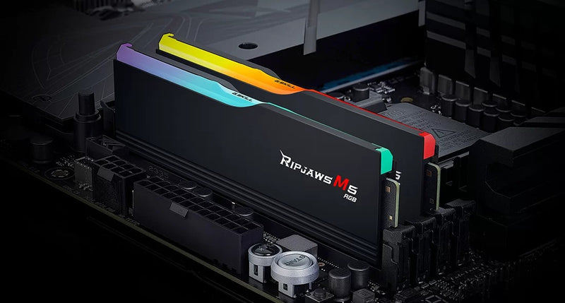 G.Skill Ripjaws M5 RGB 32GB (2x16GB) DDR5 6400MT/s CL36-48-48-102 1.35V Intel XMP Desktop Memory