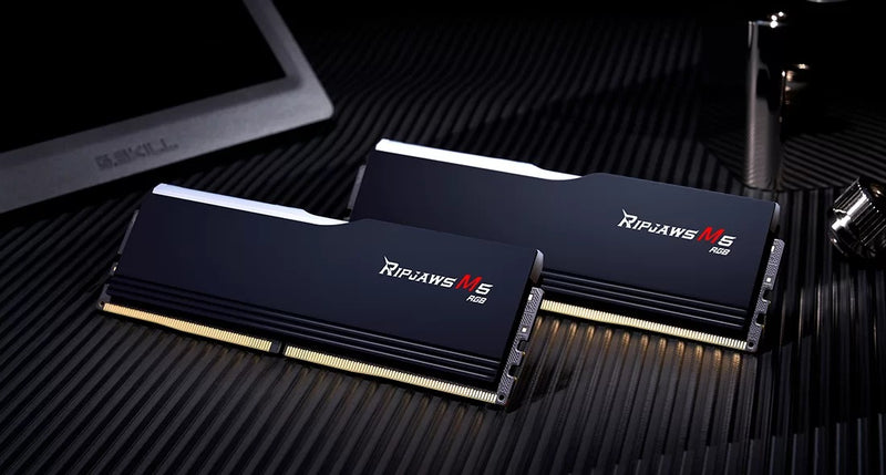 G.Skill Ripjaws M5 RGB 32GB (2x16GB) DDR5 6400MT/s CL36-48-48-102 1.35V Intel XMP Desktop Memory