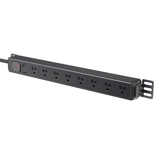 Ugreen 8-Outlet Rack Mount PDU Surge Protector (Black) (S111/25354)