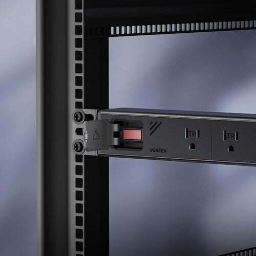 Ugreen 8-Outlet Rack Mount PDU Surge Protector (Black) (S111/25354)