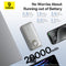 Baseus Free2Pull Power Bank 20000mAh 65W with Retractable USB-C Cable (Lunar Grey) (P10073700843-00)
