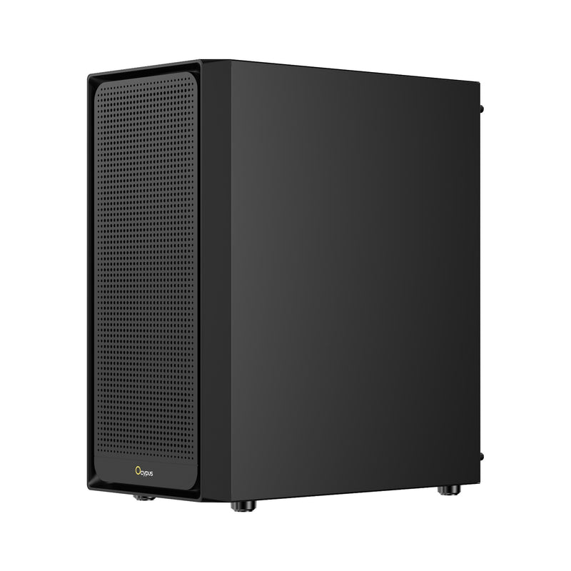 Ocypus Gamma C50 High Airflow Front Panel MATX Case (Black, White)