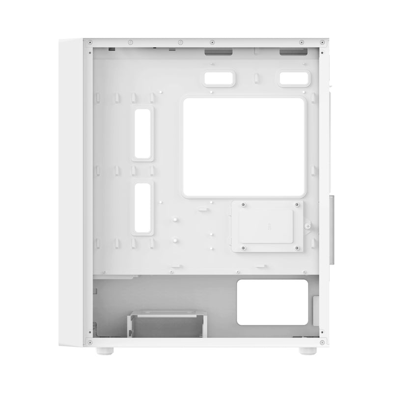 Ocypus Gamma C50 High Airflow Front Panel MATX Case (Black, White)