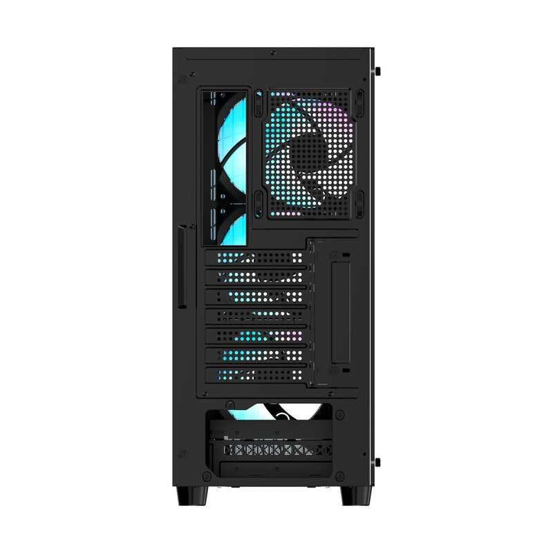 Ocypus Gamma C70 ARGB High Airflow Front Panel With 4 ARGB Fans ATX Case (Black, White)