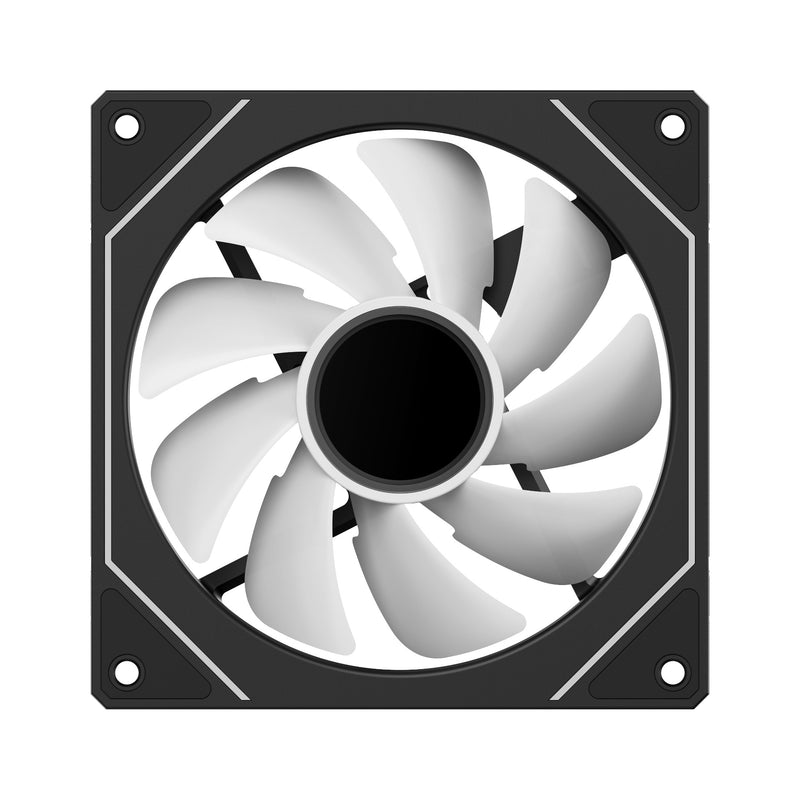 Ocypus Gamma F12 ARGB 120MM PWM Fan - Single Pack (Black, White)