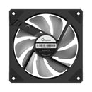 Ocypus Gamma F12 Reverse Blade ARGB 120MM PWM Fan - Single Pack (Black, White)