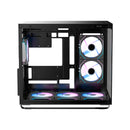 Ocypus Iota C70 RGB Panoramic Mid Tower Case With 6 RGB Fans (Black, White)