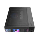 Ocypus Iota C70 RGB Panoramic Mid Tower Case With 6 RGB Fans (Black, White)