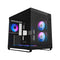 Ocypus Iota C70 RGB Panoramic Mid Tower Case With 6 RGB Fans (Black, White)