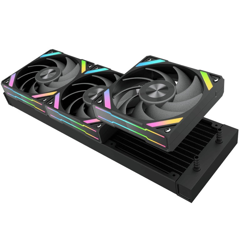 Sama Q70 360mm AIO CPU Cooler with Detachable 2.8" LCD Screen