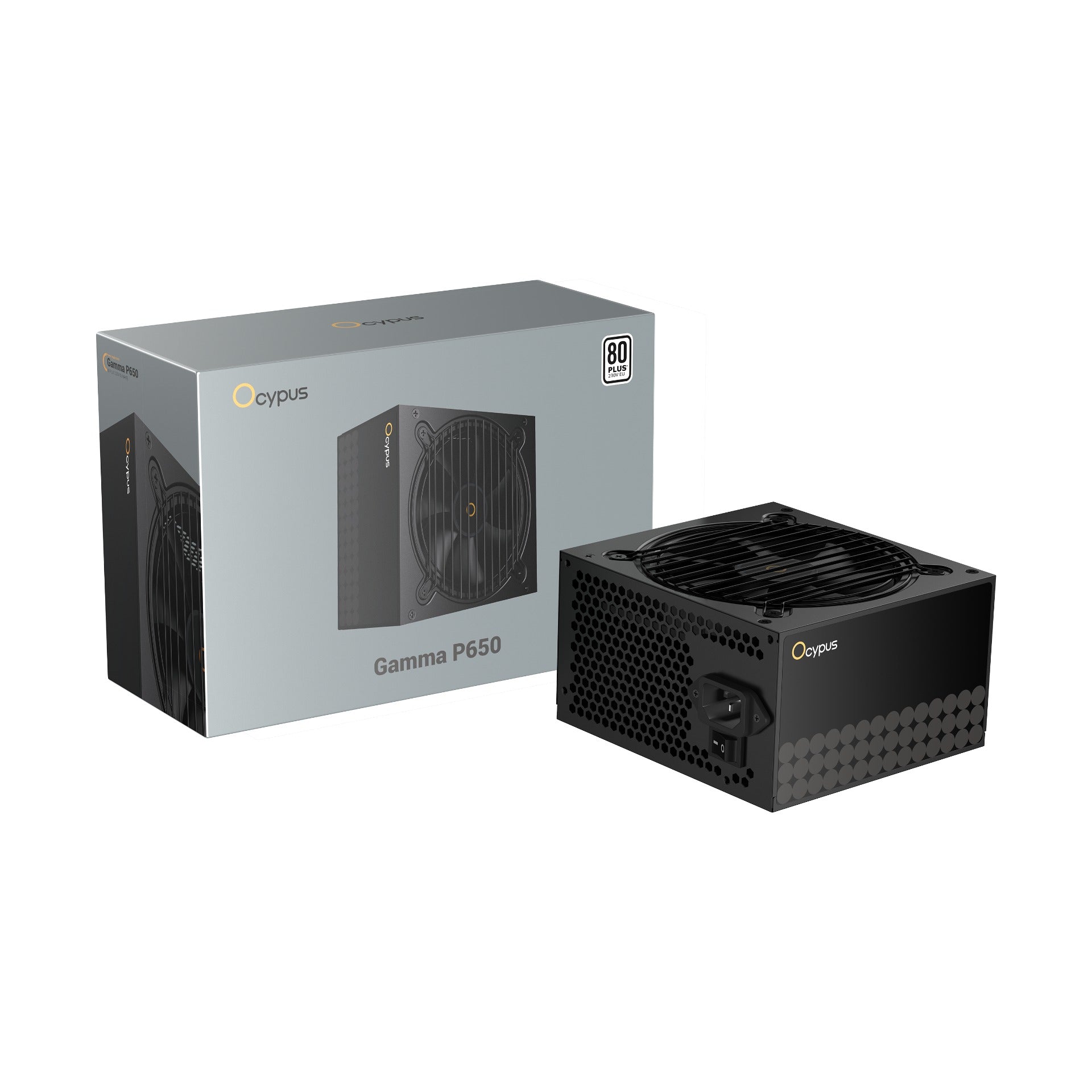 Ocypus Gamma P650 650W 80+ 230V Power Supply (Black)