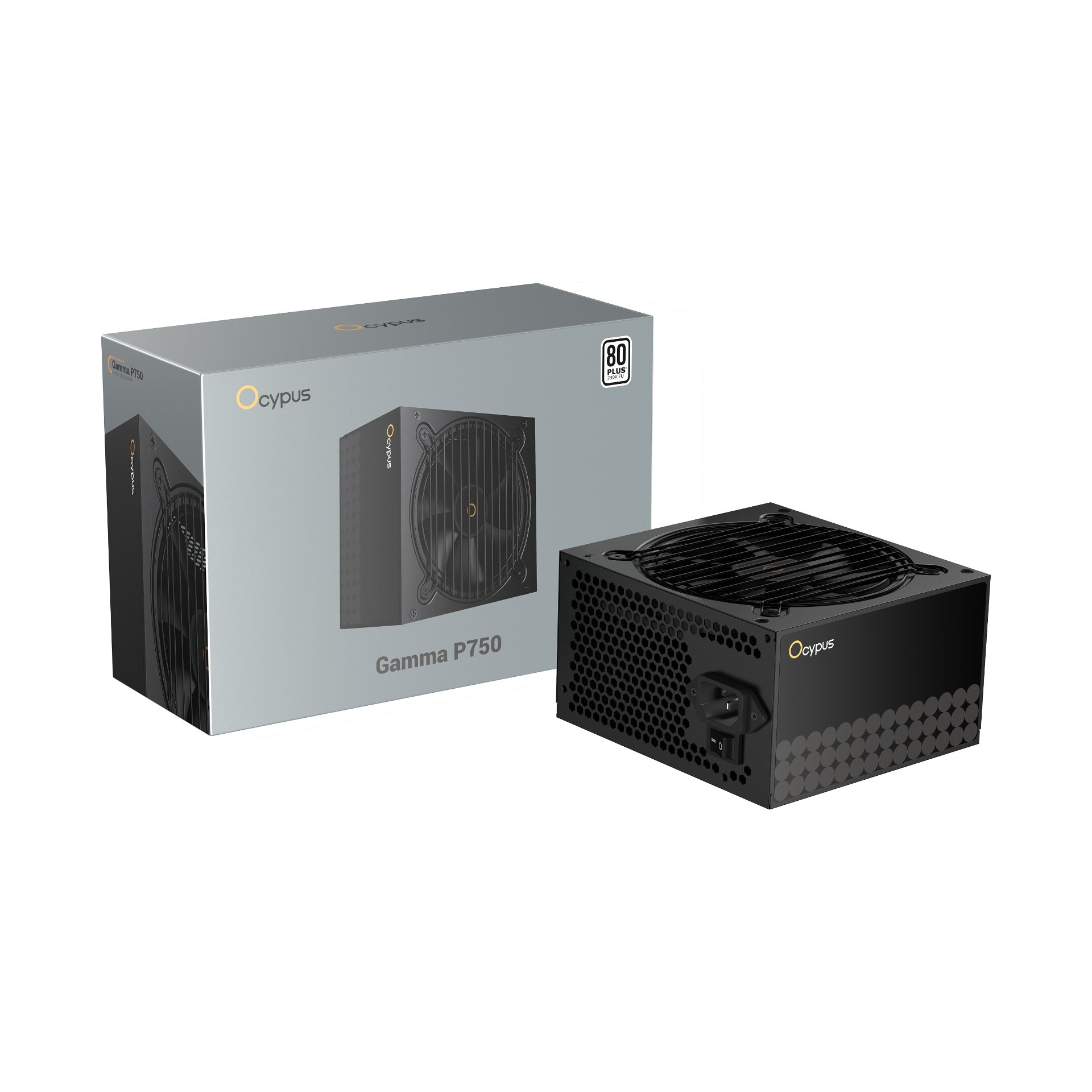 Ocypus Gamma P750 750W 80+ 230V Power Supply (Black)