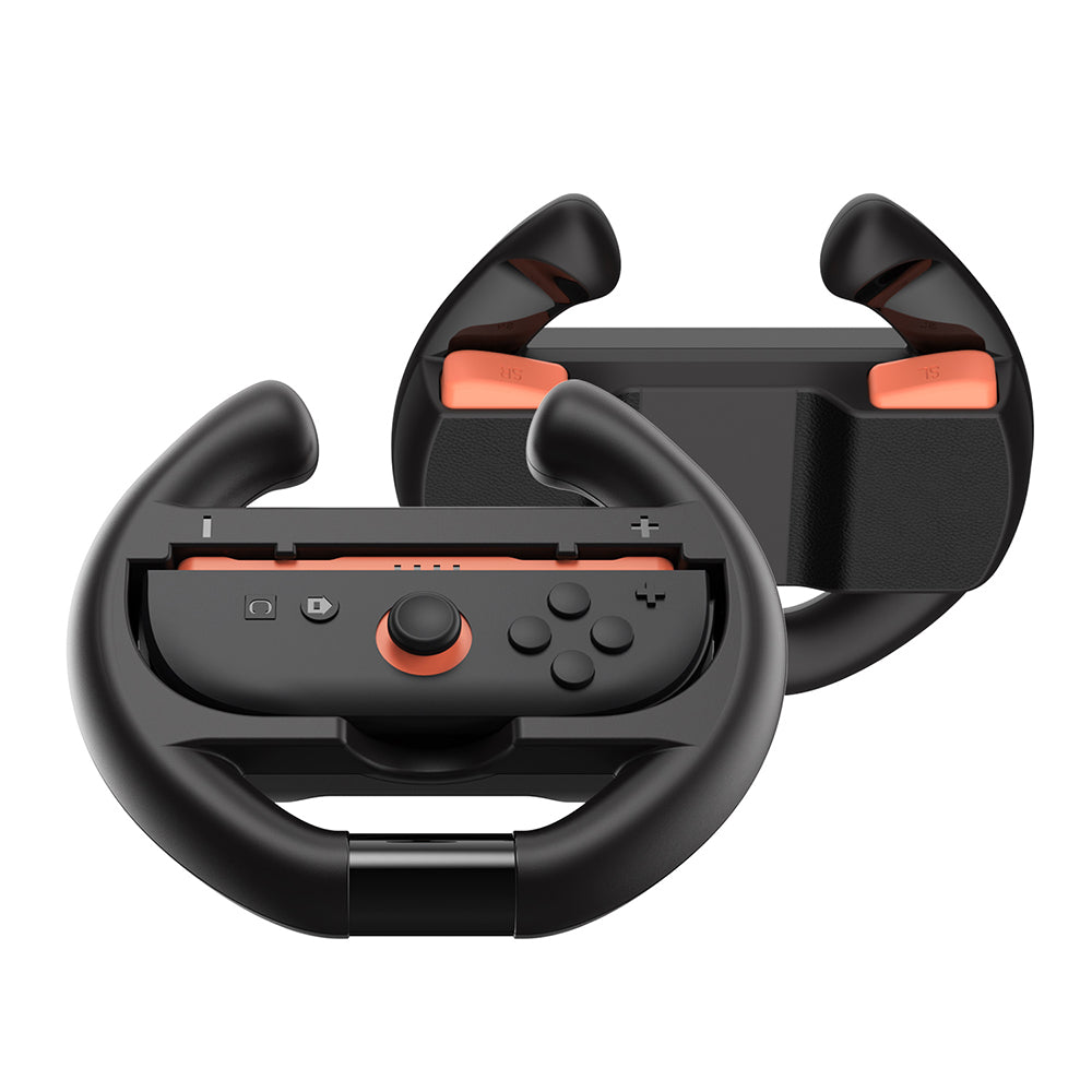Dobe Controller Steering Wheel for Nintendo Switch 2 Joy-Pad (Black) TNS-3195