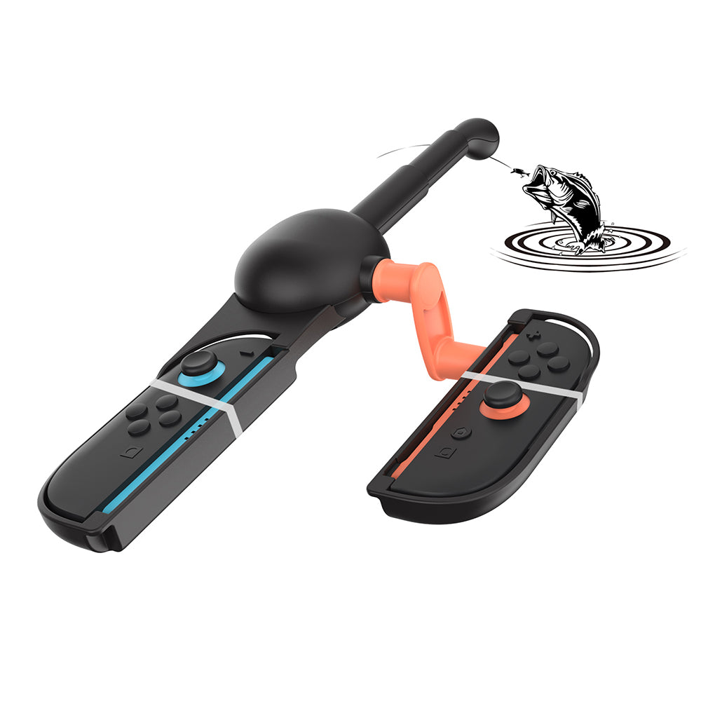 Dobe Fishing Rod for Nintendo Switch 2 Joy-Pad (Black/Orange) TNS-3186
