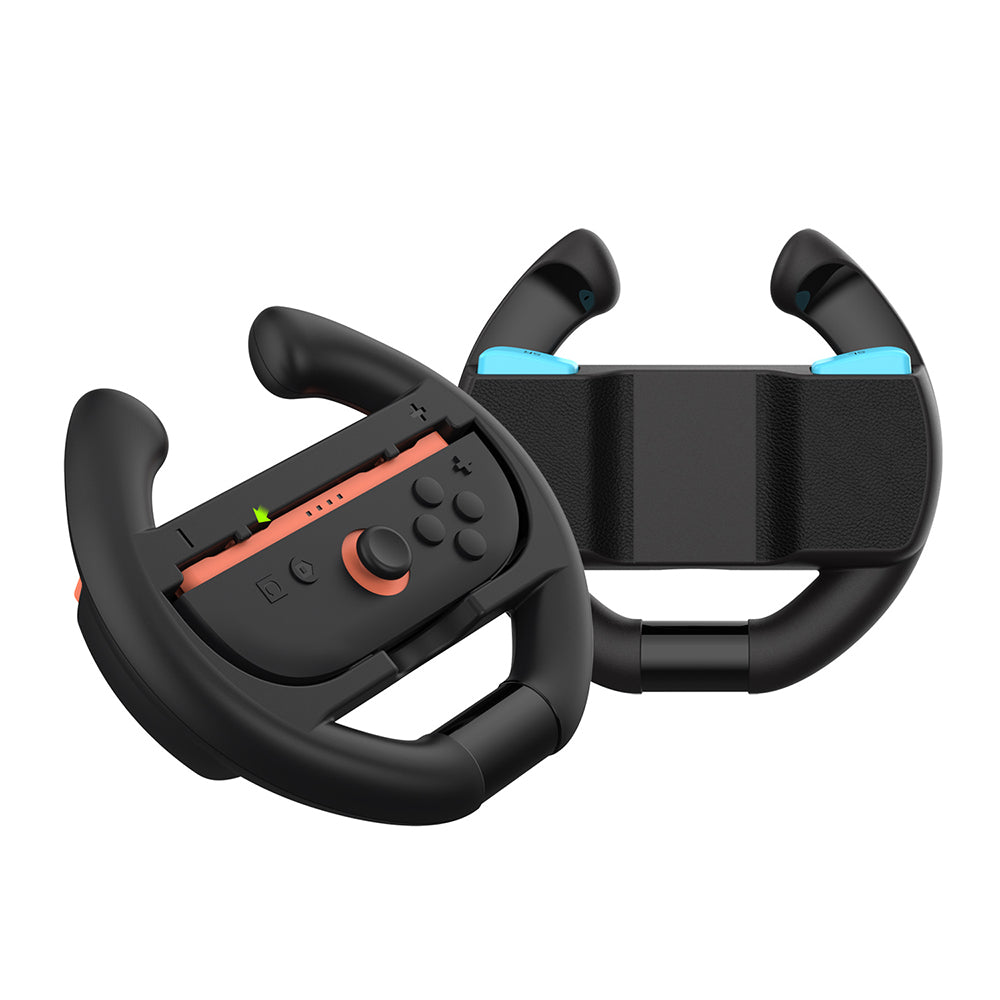 Dobe Controller Steering Wheel for Nintendo Switch 2 Joy-Pad (Black) TNS-3195