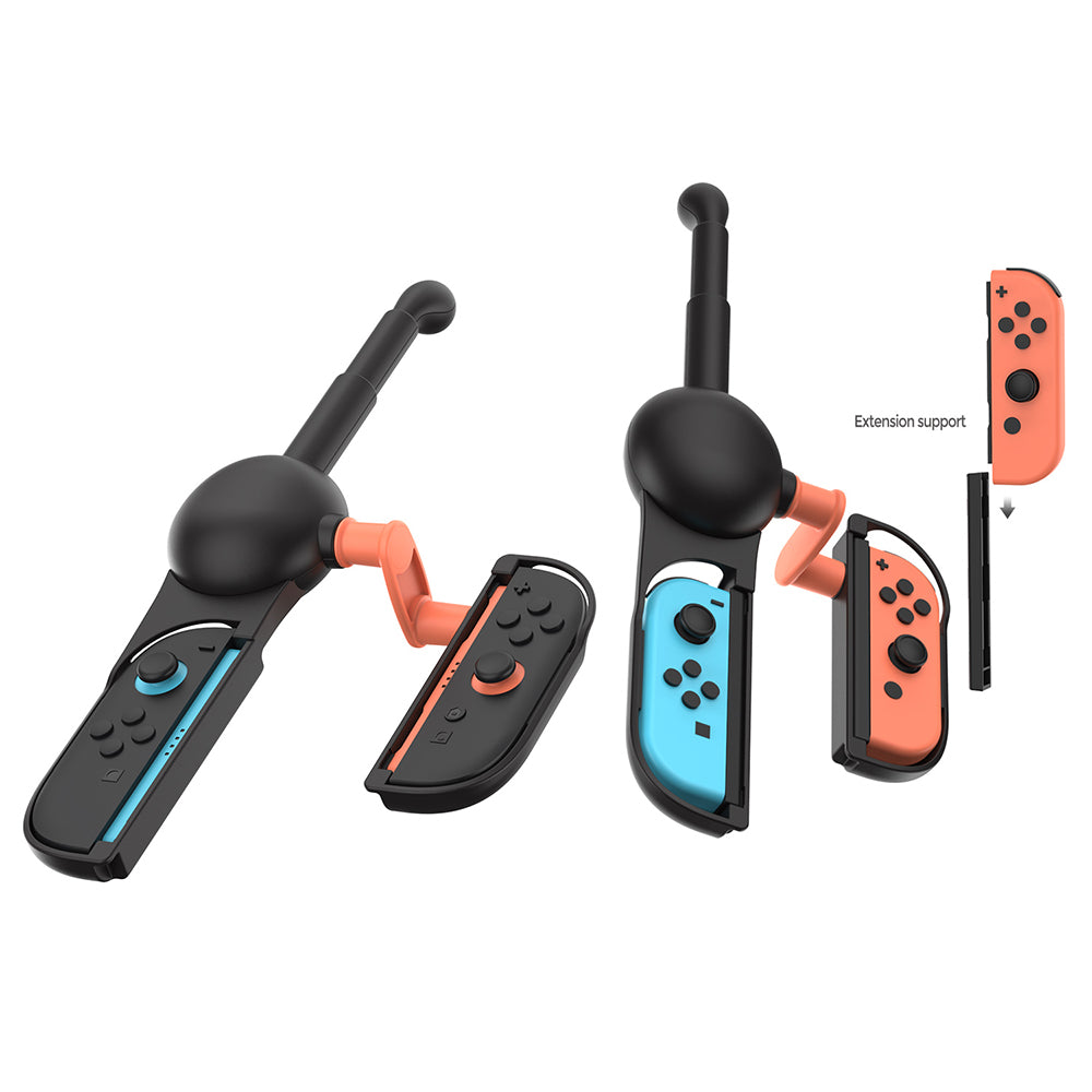 Dobe Fishing Rod for Nintendo Switch 2 Joy-Pad (Black/Orange) TNS-3186