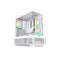 Sama V40 Mid-Tower Dual Tempered Glass Panel PC Case (Black, White)