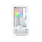 Sama V40 Mid-Tower Dual Tempered Glass Panel PC Case (Black, White)