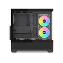 Sama V40 Mid-Tower Dual Tempered Glass Panel PC Case (Black, White)