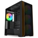 Sama Z60 Mid-Tower with Two Authentic Walnut Strips on Front Panel PC Case
