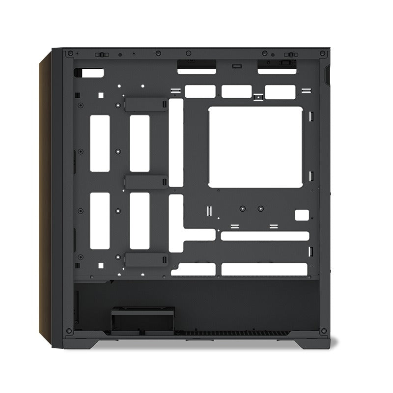 Sama Z60 Mid-Tower with Two Authentic Walnut Strips on Front Panel PC Case