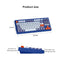 Ajazz QS87 RGB Tri-Mode 87-Keys Aluminum CNC Case Gasket-Mounted Hot-Swappable Mechanical Keyboard