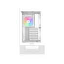 Sama V40 Mid-Tower Dual Tempered Glass Panel PC Case (Black, White)