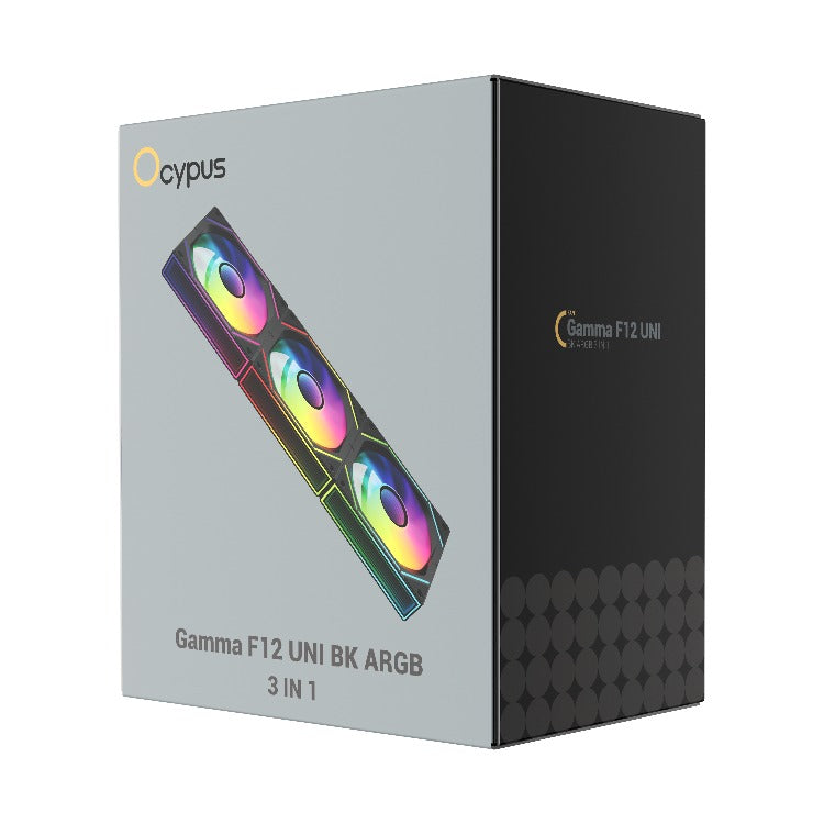 Ocypus Gamma F12 Uni ARGB 3-in-1 Cooling Fan