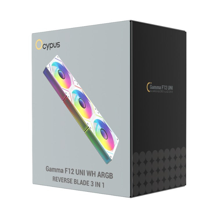 Ocypus Gamma F12 Uni ARGB Reverse Blade 3-in-1 Cooling Fan