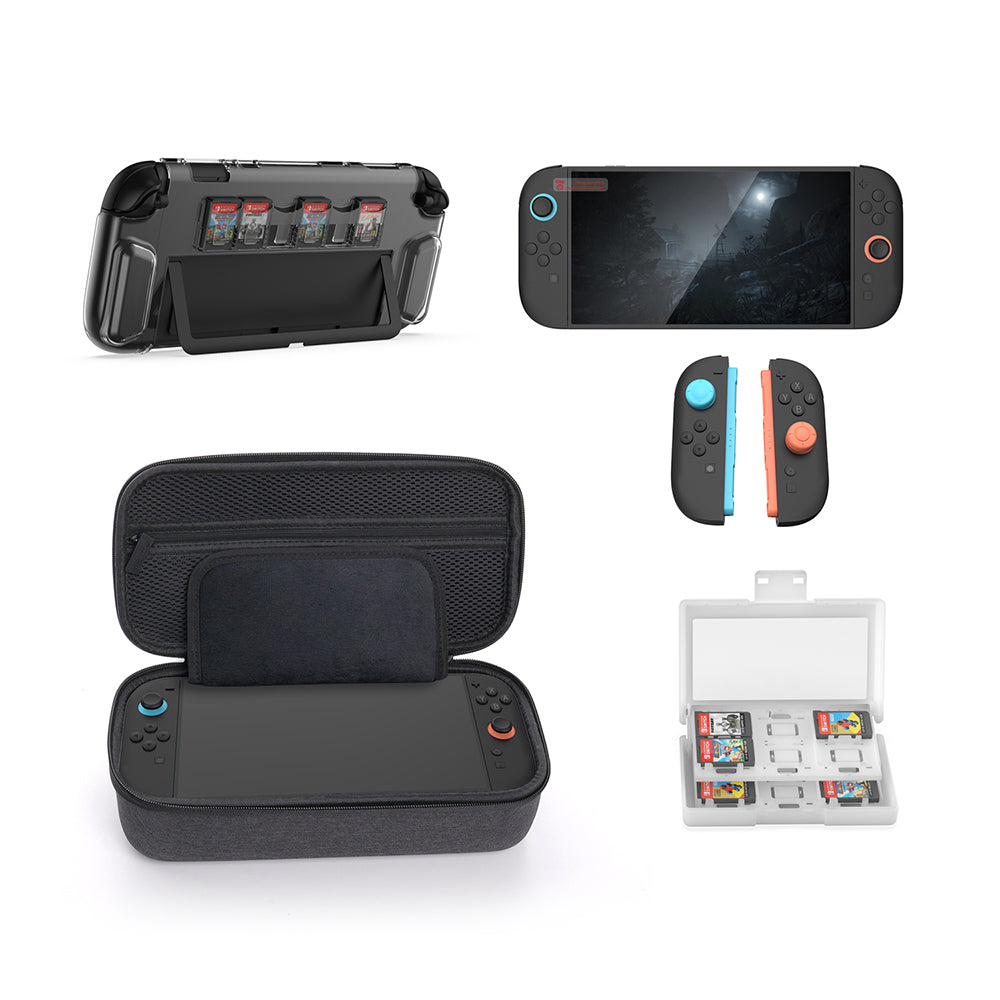 Dobe 10 Piece Storage & Protection Kit for Nintendo Switch 2