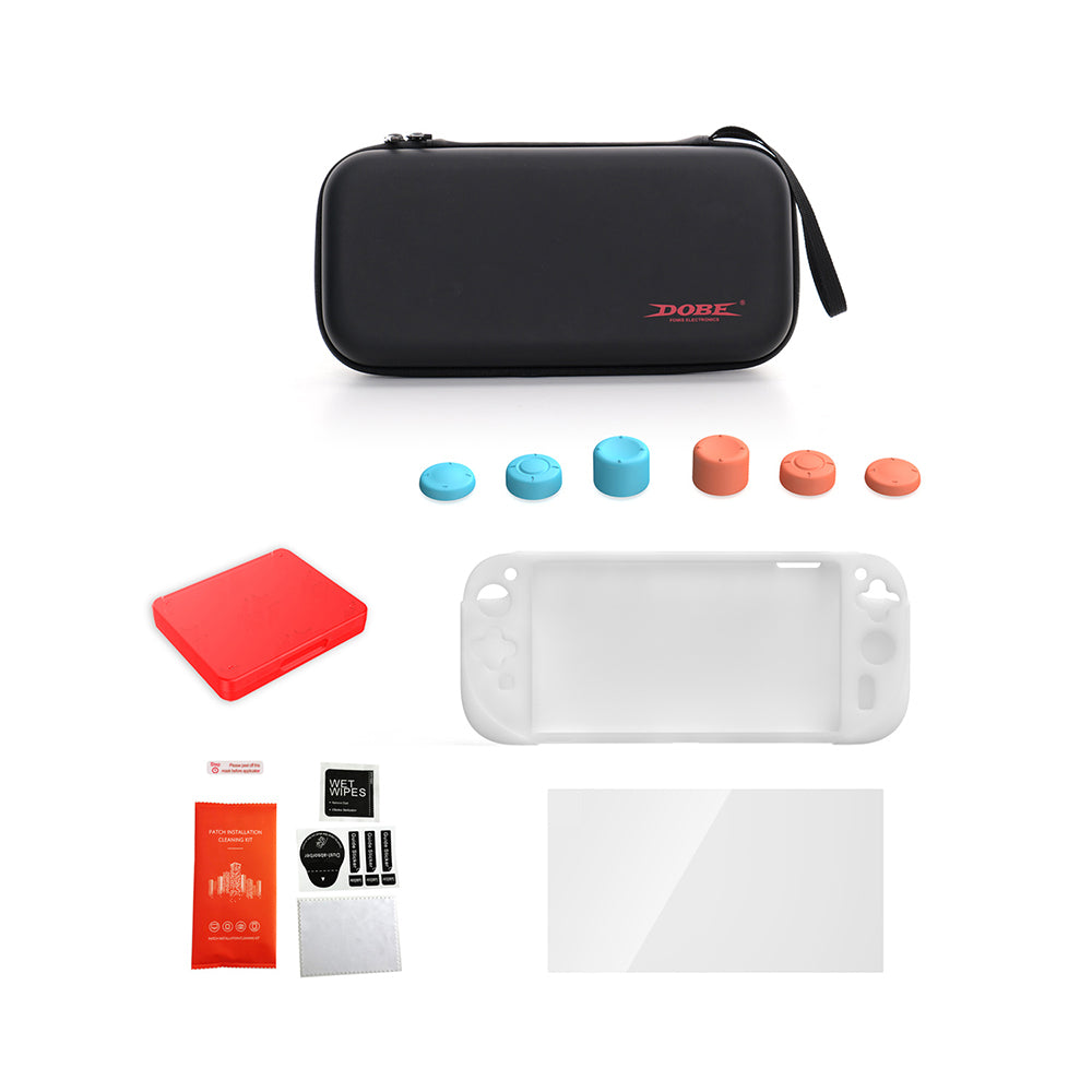 Dobe 10 Piece Storage & Protection Kit for Nintendo Switch 2 (Black) TNS-5111