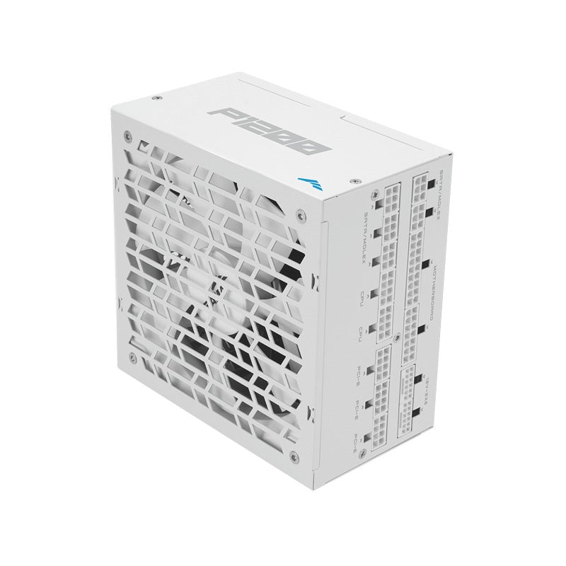 Sama P1200 1200W 80+ Platinum ATX 3.1 PCIe 5.1 Ready Fully Modular Power Supply with Braided Pattern Cables (Black, White)