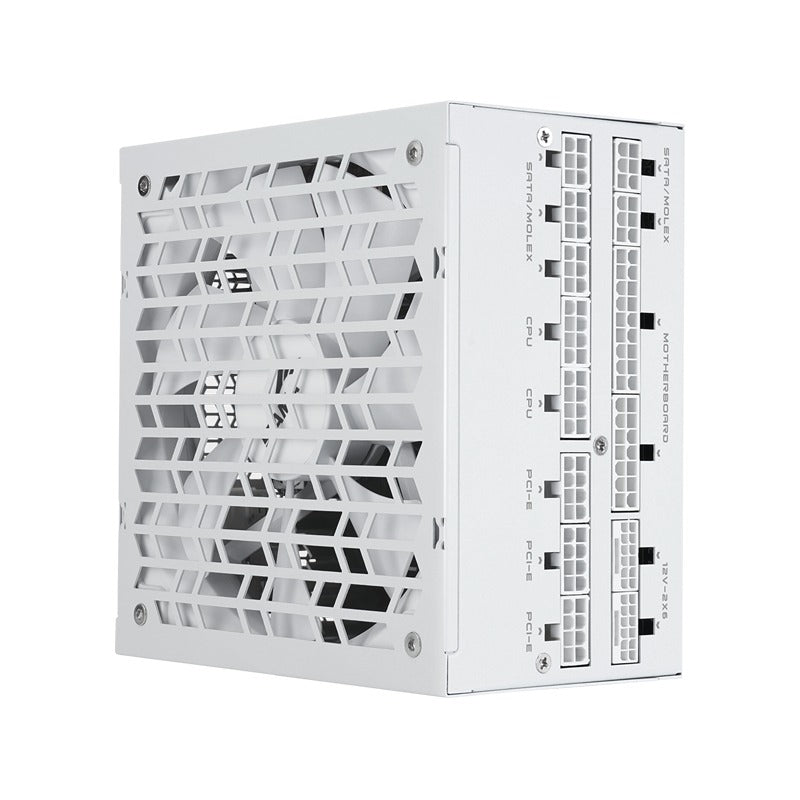Sama P1200 1200W 80+ Platinum ATX 3.1 PCIe 5.1 Ready Fully Modular Power Supply with Braided Pattern Cables (Black, White)