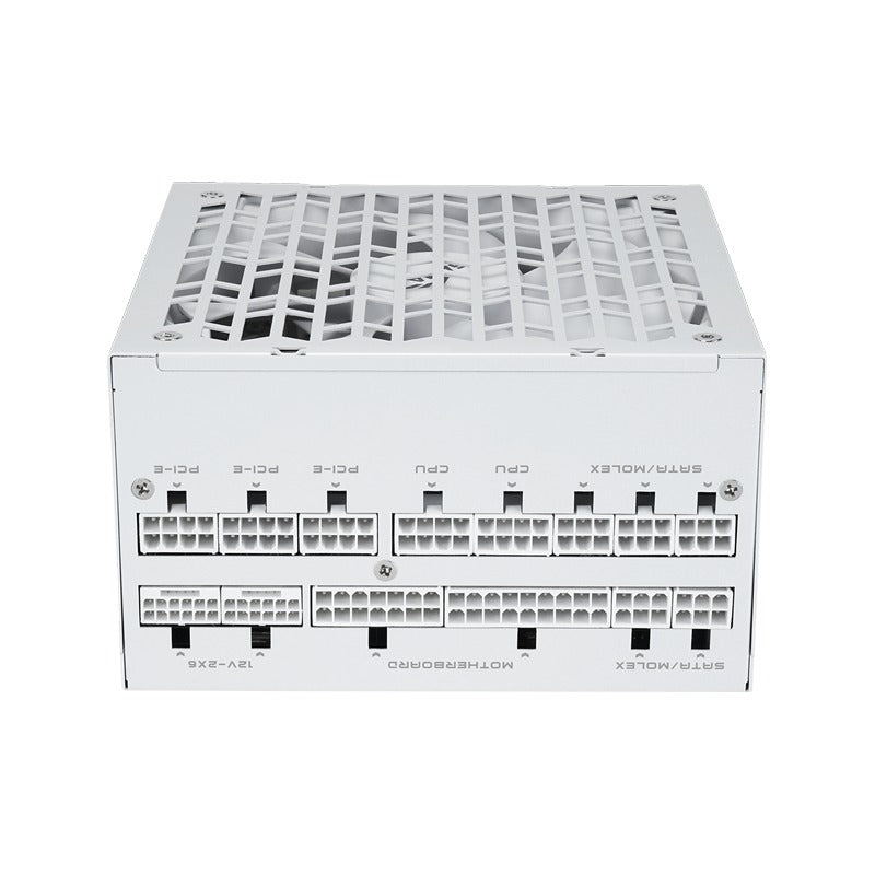 Sama P1200 1200W 80+ Platinum ATX 3.1 PCIe 5.1 Ready Fully Modular Power Supply with Braided Pattern Cables (Black, White)