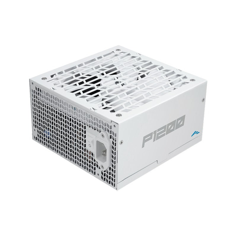 Sama P1200 1200W 80+ Platinum ATX 3.1 PCIe 5.1 Ready Fully Modular Power Supply with Braided Pattern Cables (Black, White)
