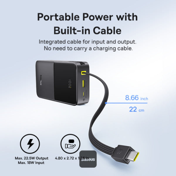 Baseus EnerFill FC51 Bipow 2 Pro Digital Display 20000mAh Power Bank