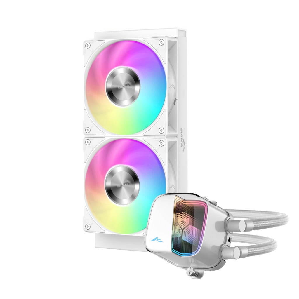 Sama L70 240mm AIO ARGB Liquid CPU Cooler with Infinity Mirror Effect | DataBlitz