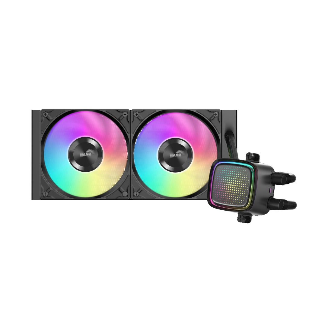 Sama L50 240mm AIO ARGB Liquid CPU Cooler with Dot-Matrix 