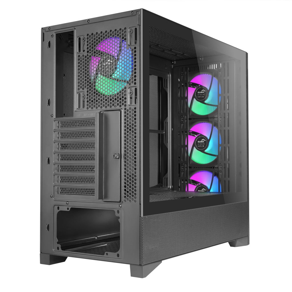 Sama V42 Mid-Tower Wave Front Panel PC Case
