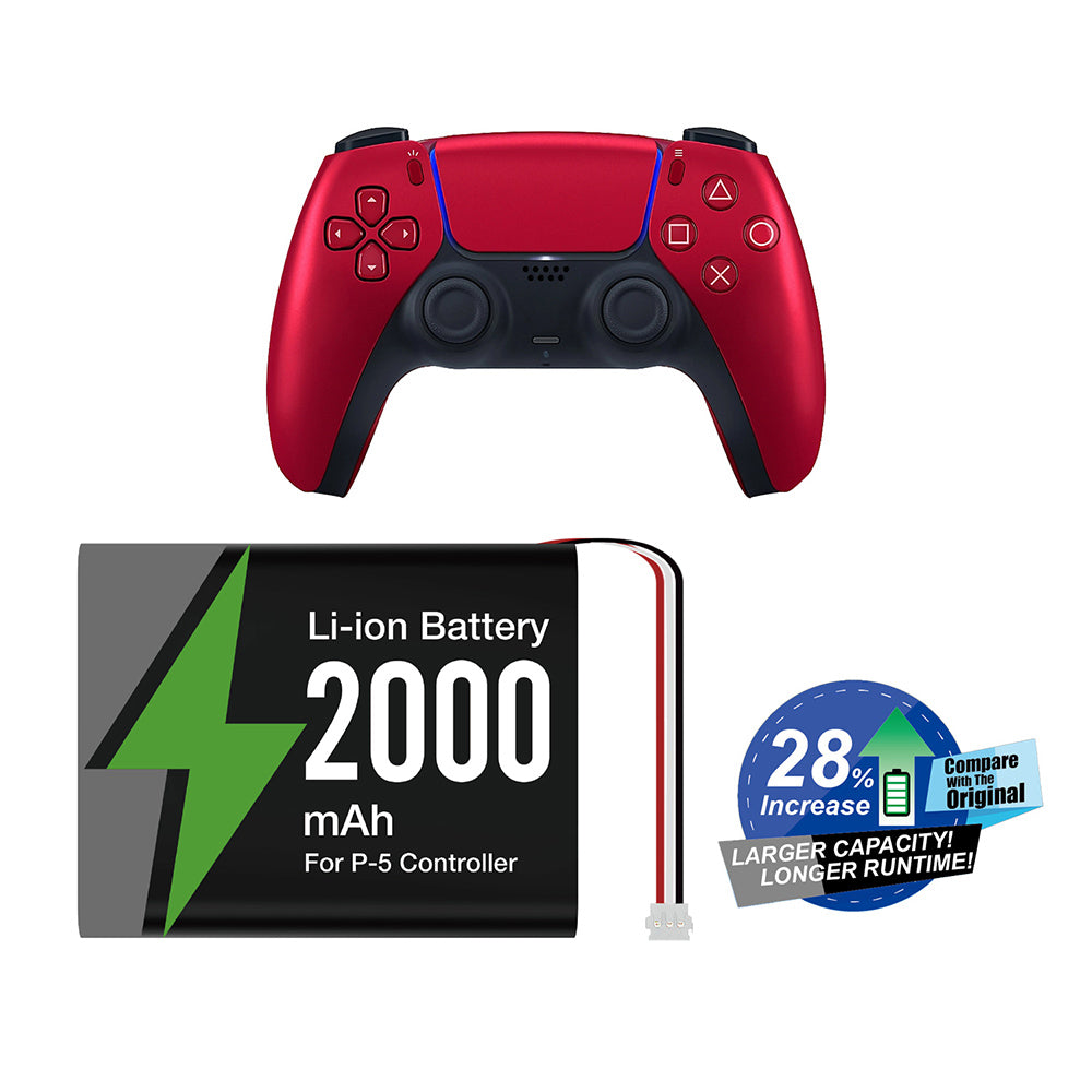 Dobe Li-ion 2000mAH Replacement Battery Pack for PS5 Controller TP5-5516