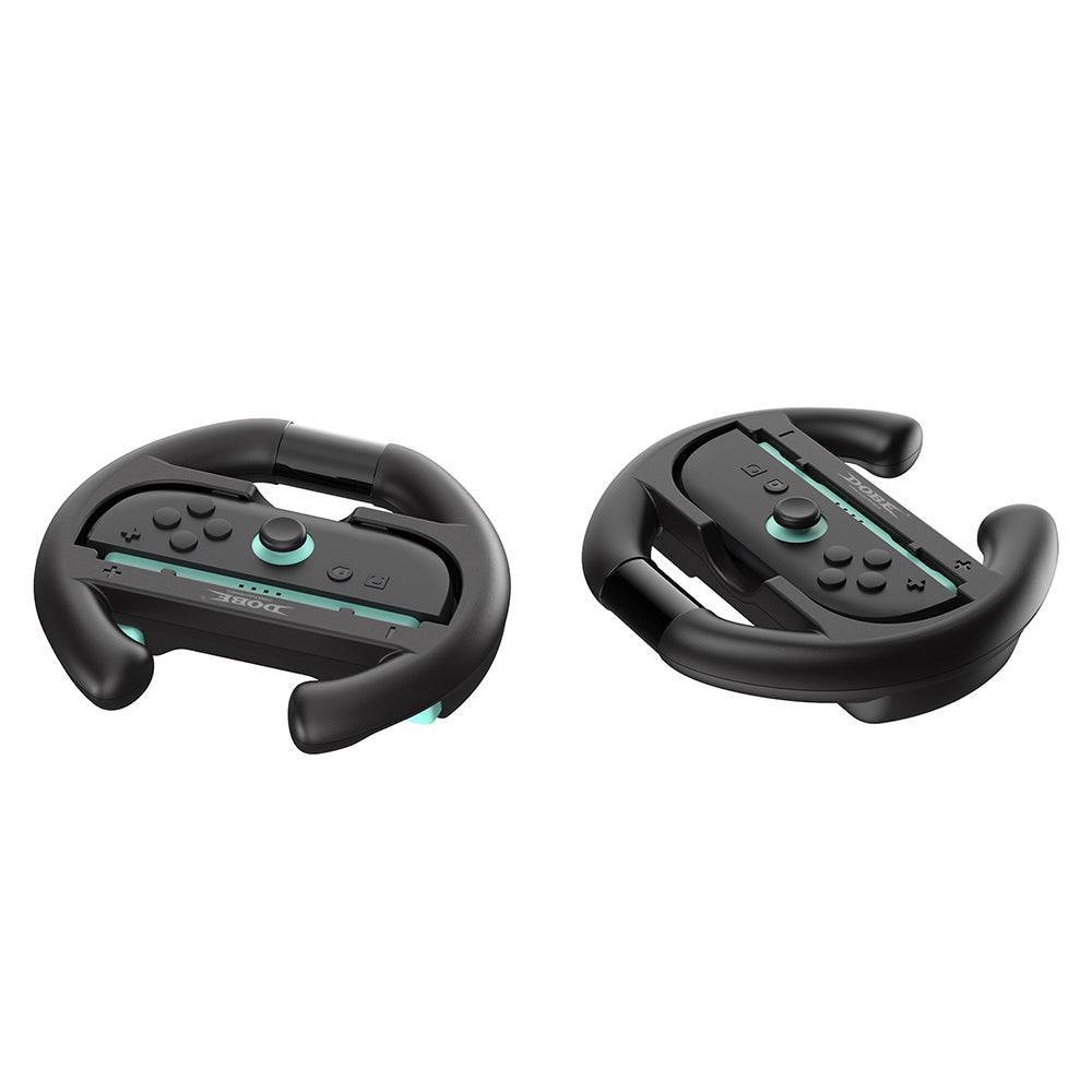 Dobe Controller Steering Wheel for Nintendo Switch 2 Joy-Pad (Black) (Orange/Blue, Purple/Green) TNS-3195S