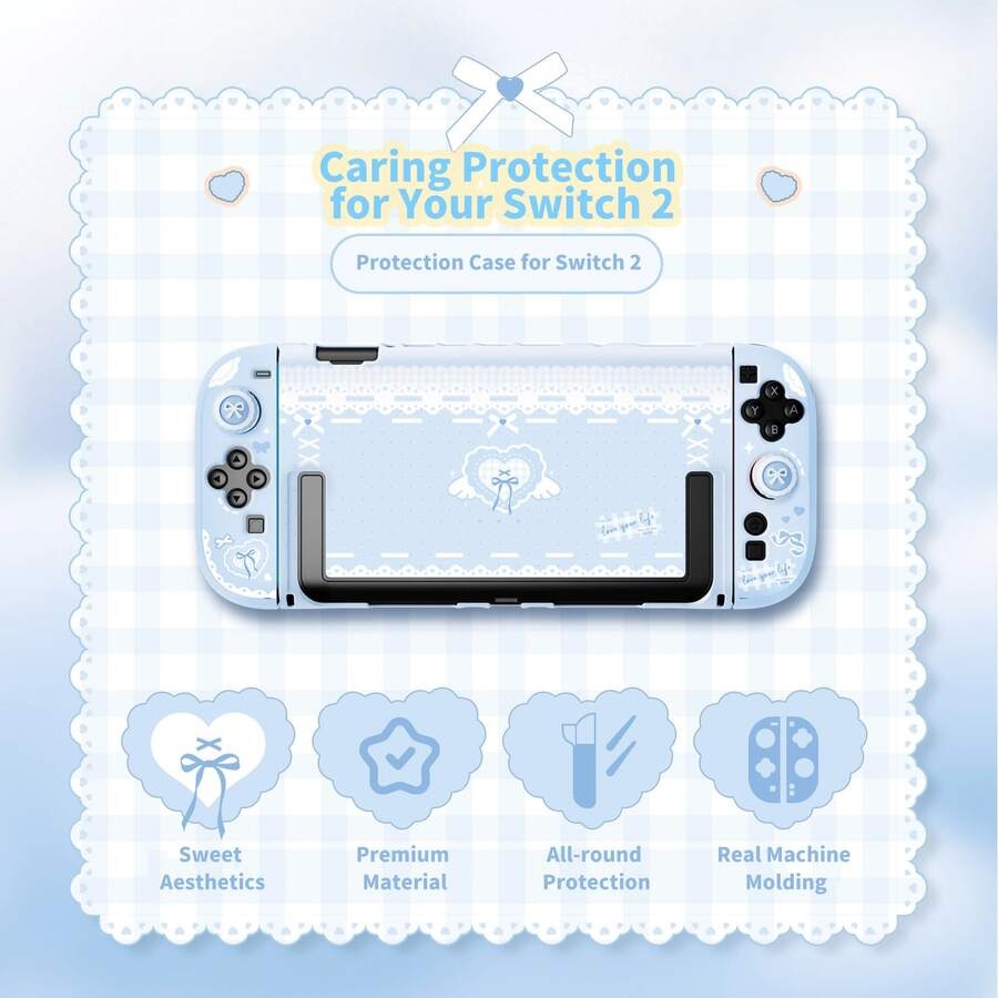 IINE Protective Case for Nintendo Switch 2 (Whisper Blue) (L1263)