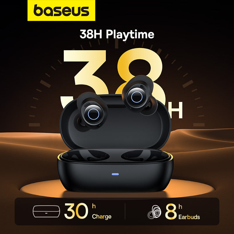Baseus Bowie MA20 Noise-Cancellation True Wireless Earphone (Cluster Black) (A00054600113-00)